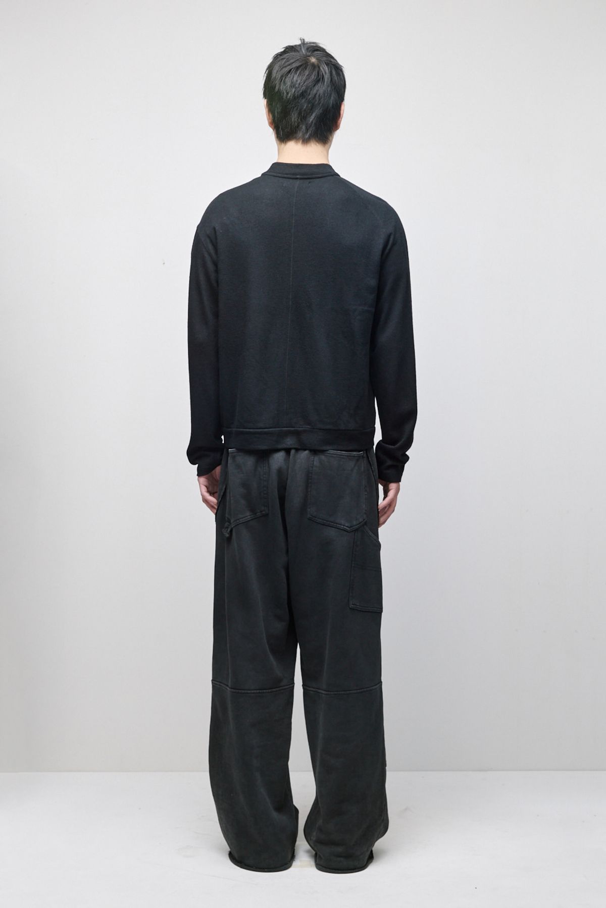 해칭룸(HATCHINGROOM) Compact Cardigan Wool Black