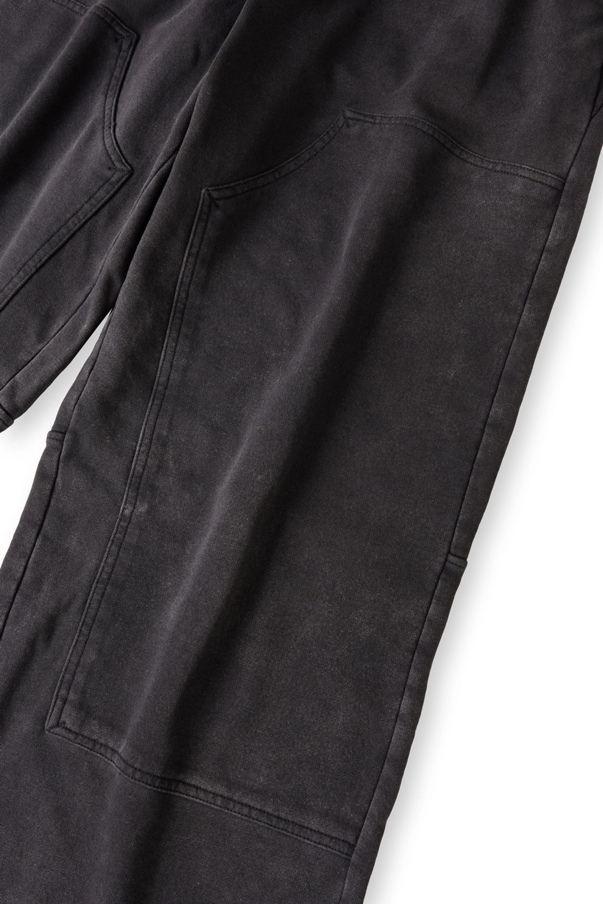 해칭룸(HATCHINGROOM) Double Knee Sweat Pants Aged Charcoal