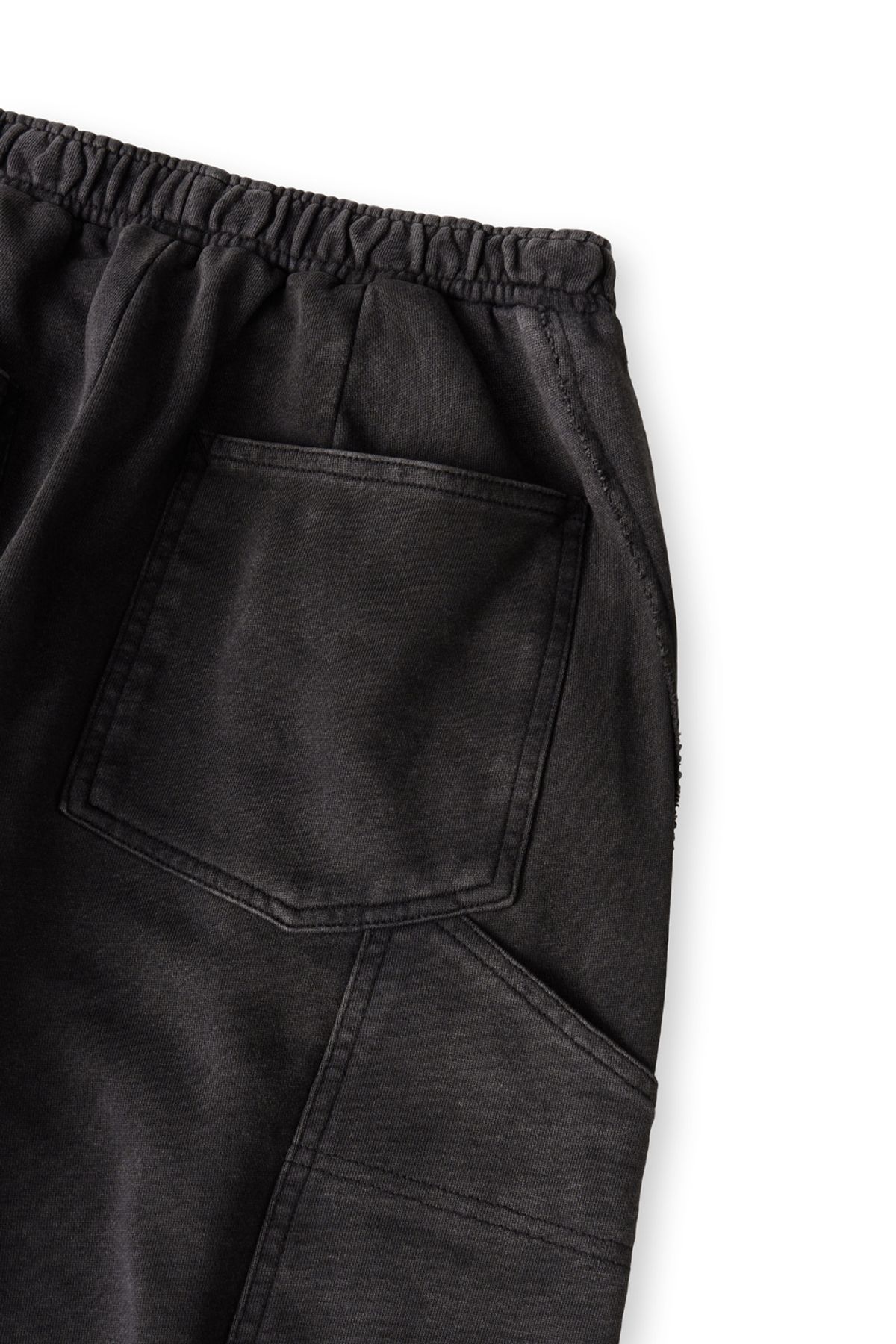 해칭룸(HATCHINGROOM) Double Knee Sweat Pants Aged Charcoal