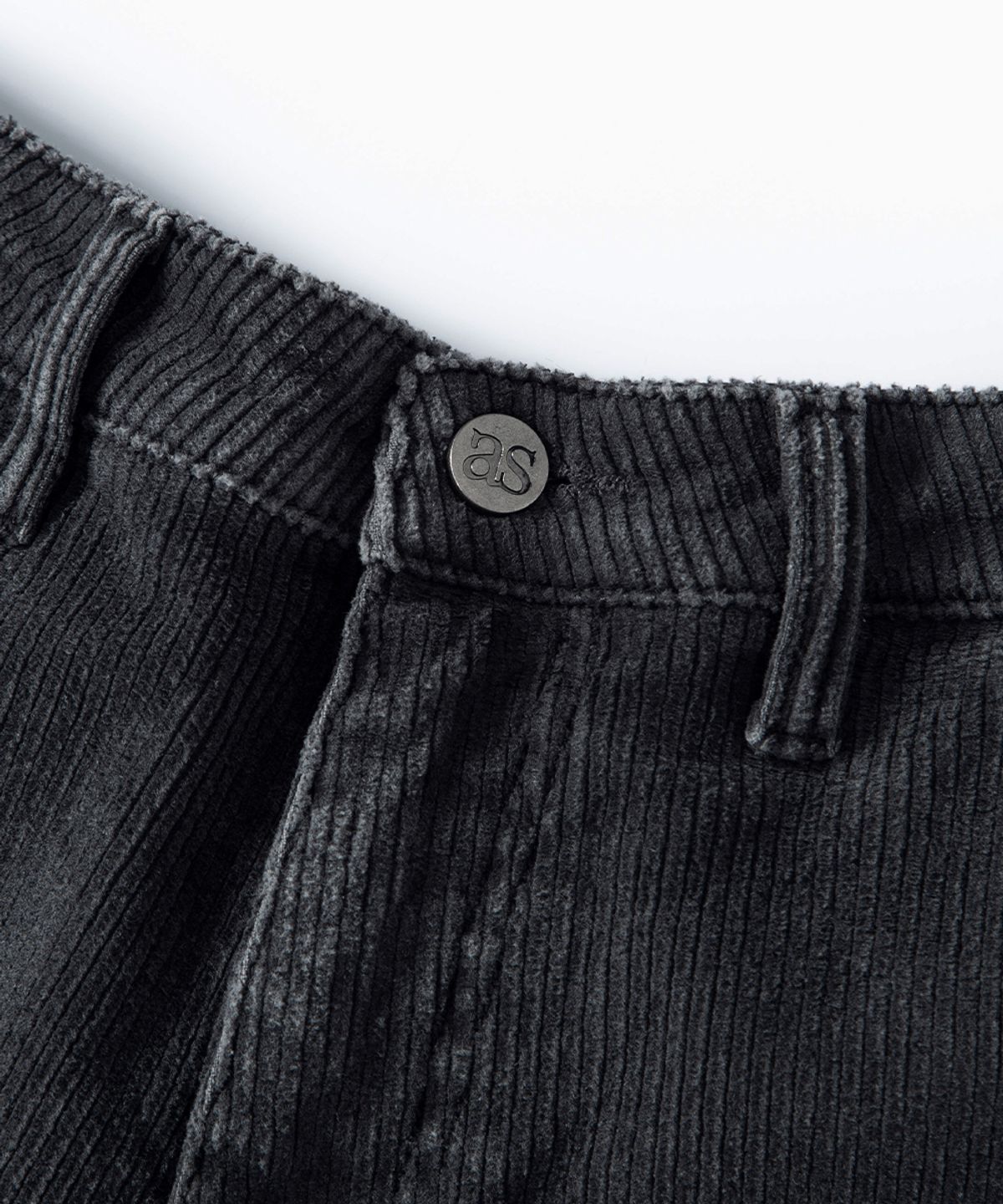 애즈온(ASON) MOSS CORDUORY PANTS / CHARCOAL
