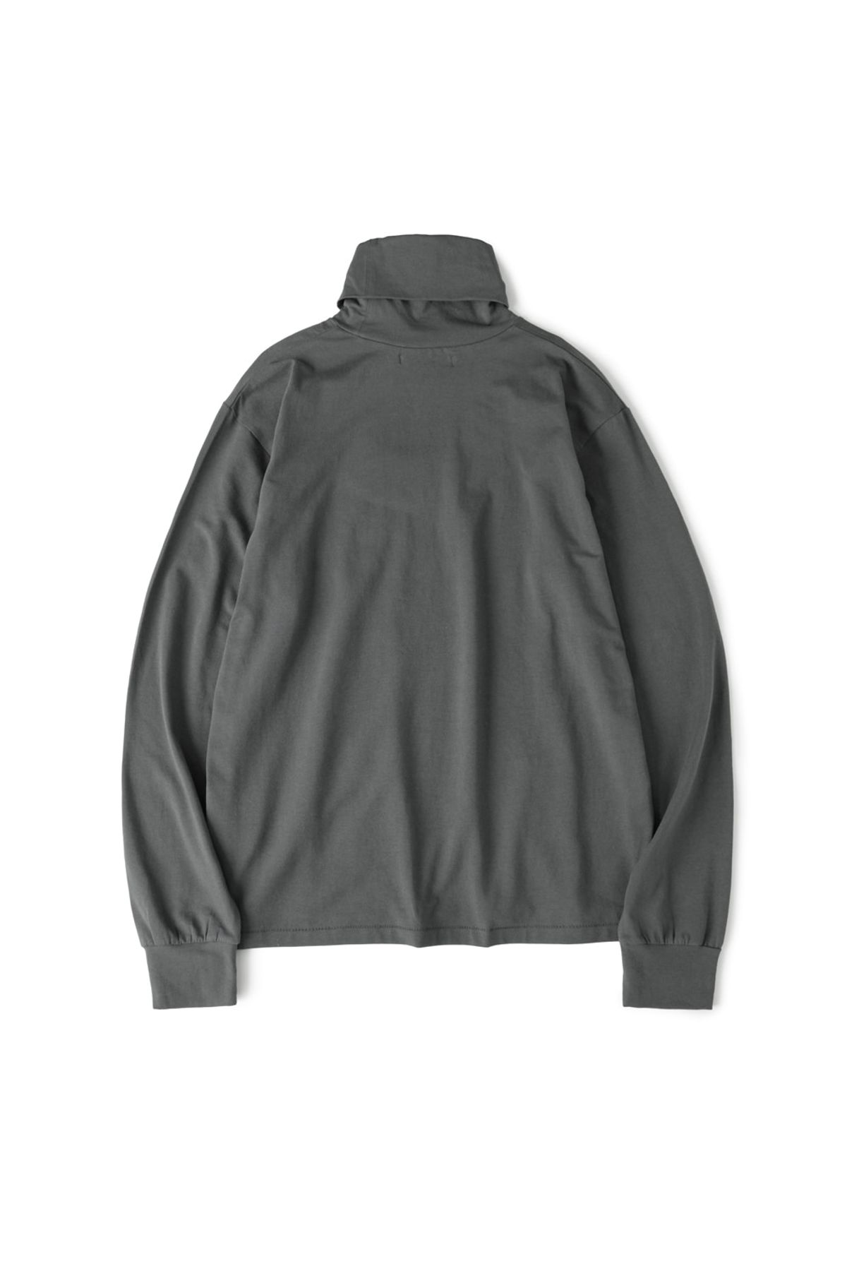 해칭룸(HATCHINGROOM) Boxer Turtleneck Tee Charcoal