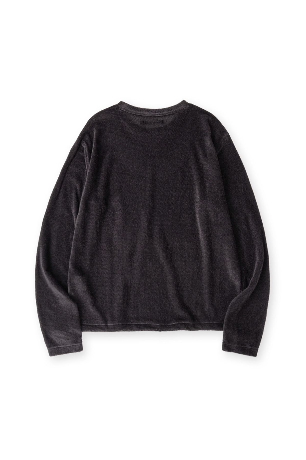 해칭룸(HATCHINGROOM) Fuzzy Mesh Tee Charcoal