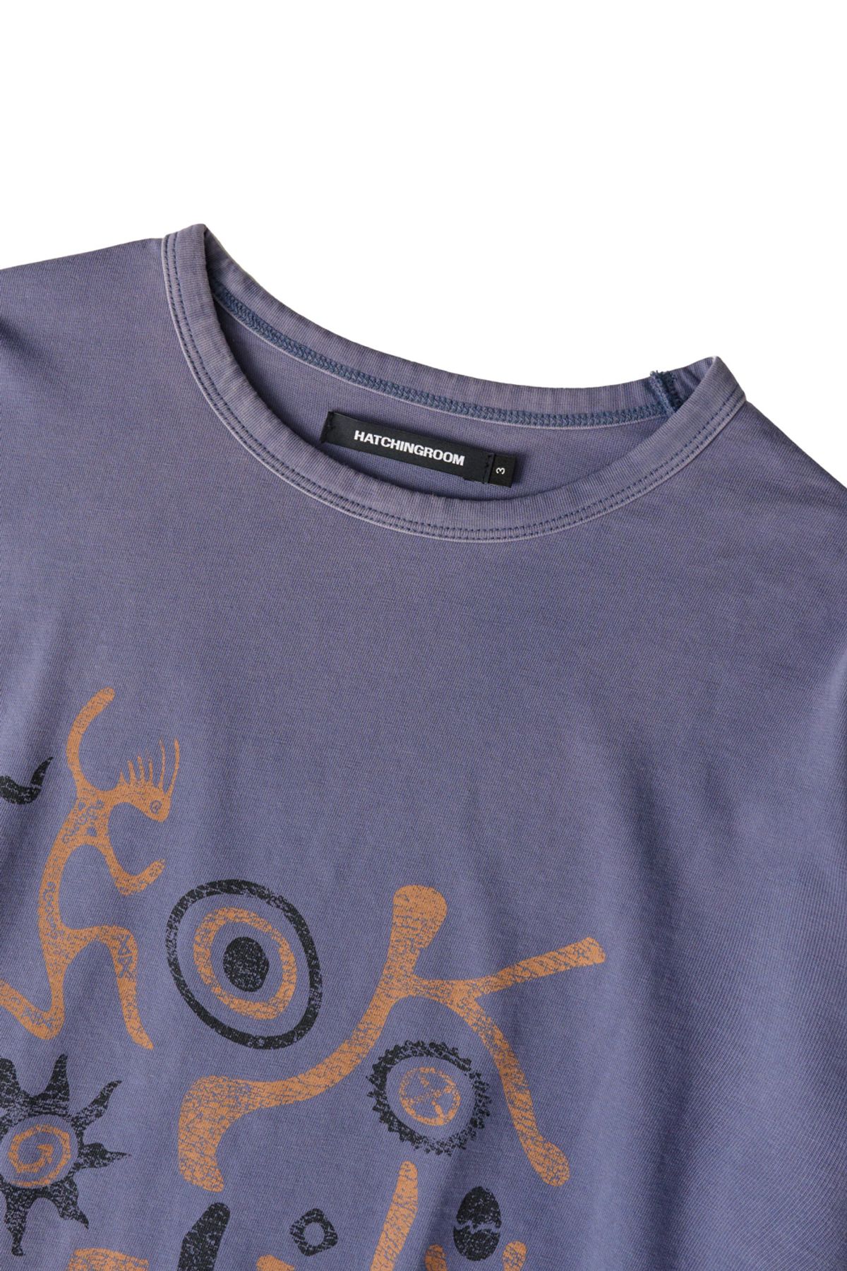해칭룸(HATCHINGROOM) VTG Kokopelli Tee Bleached Blue