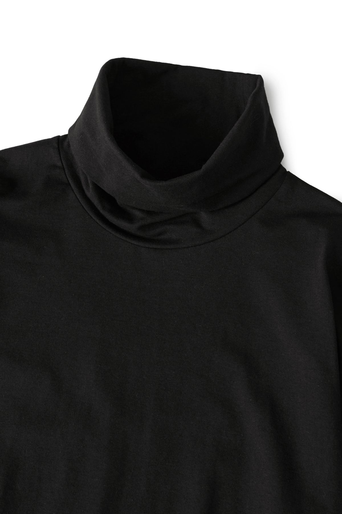 해칭룸(HATCHINGROOM) Boxer Turtleneck Tee Black