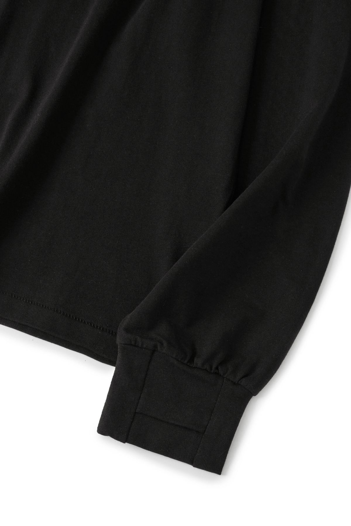해칭룸(HATCHINGROOM) Boxer Turtleneck Tee Black