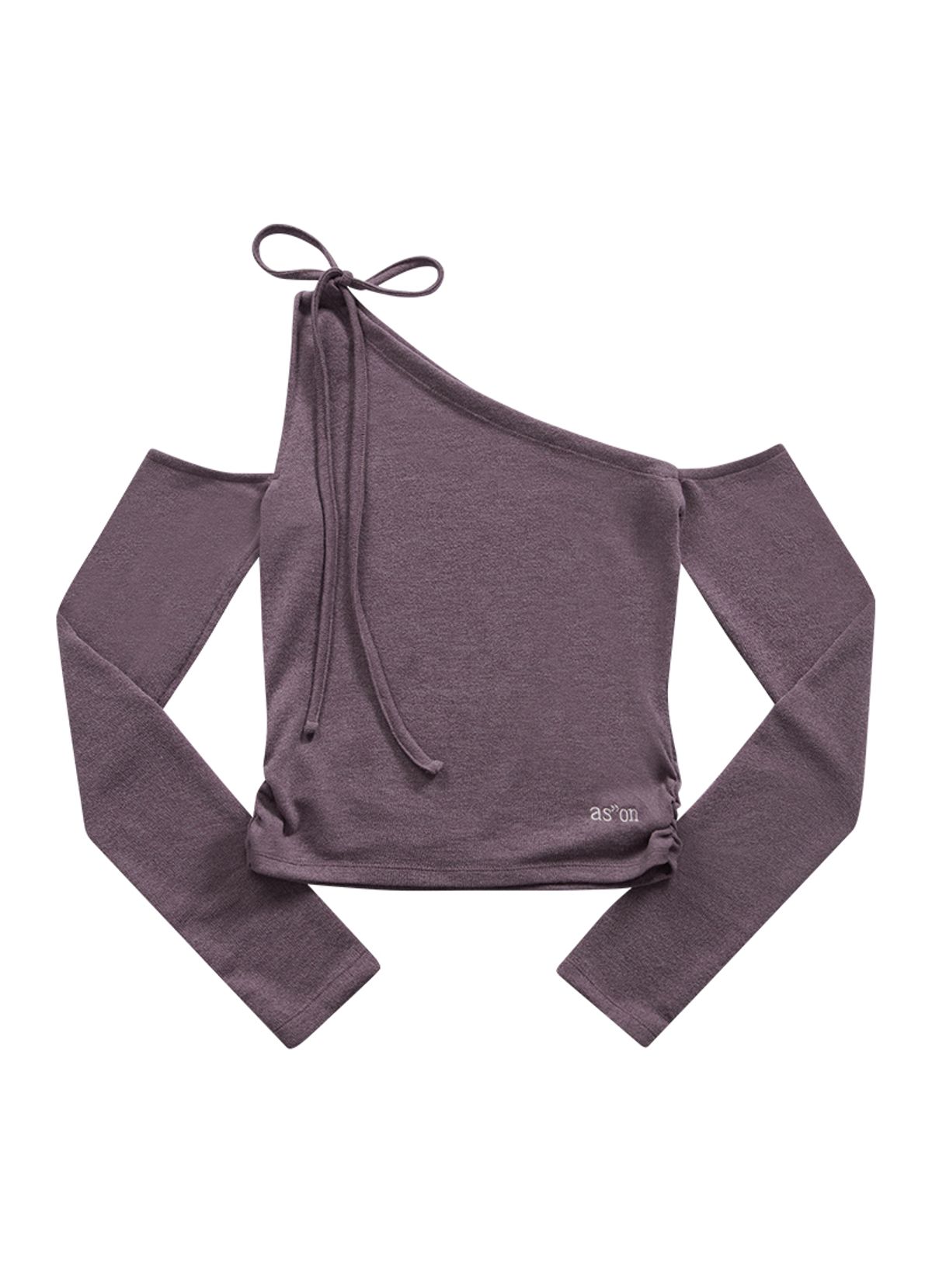 애즈온(ASON) MUSE CUT-OUT TEE / PURPLE