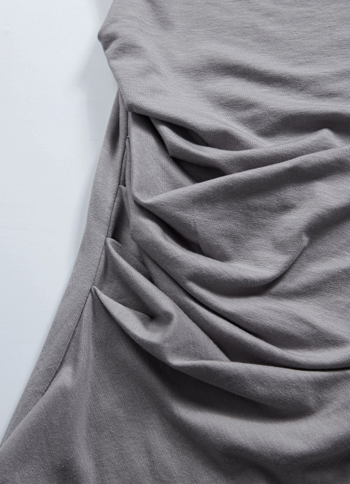 애즈온(ASON) VEIL HIGH-NECK TEE / LAVENDER