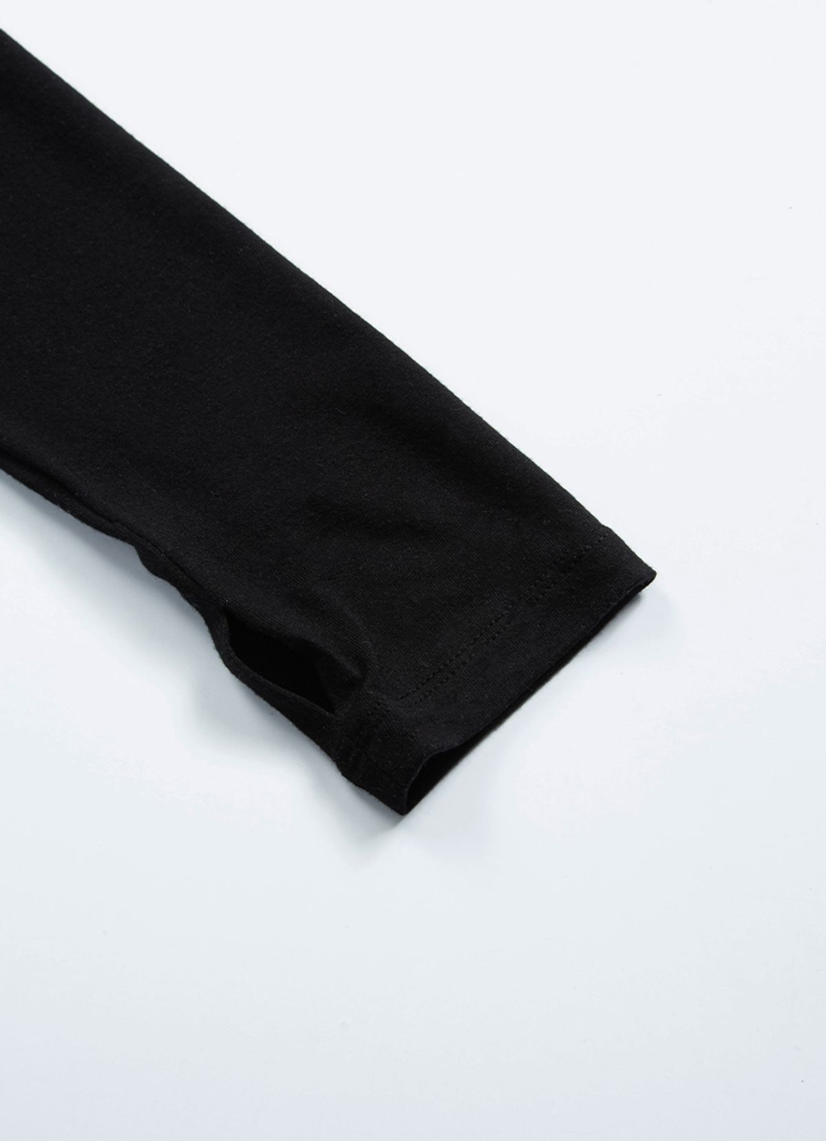 애즈온(ASON) VEIL HIGH-NECK TEE / BLACK