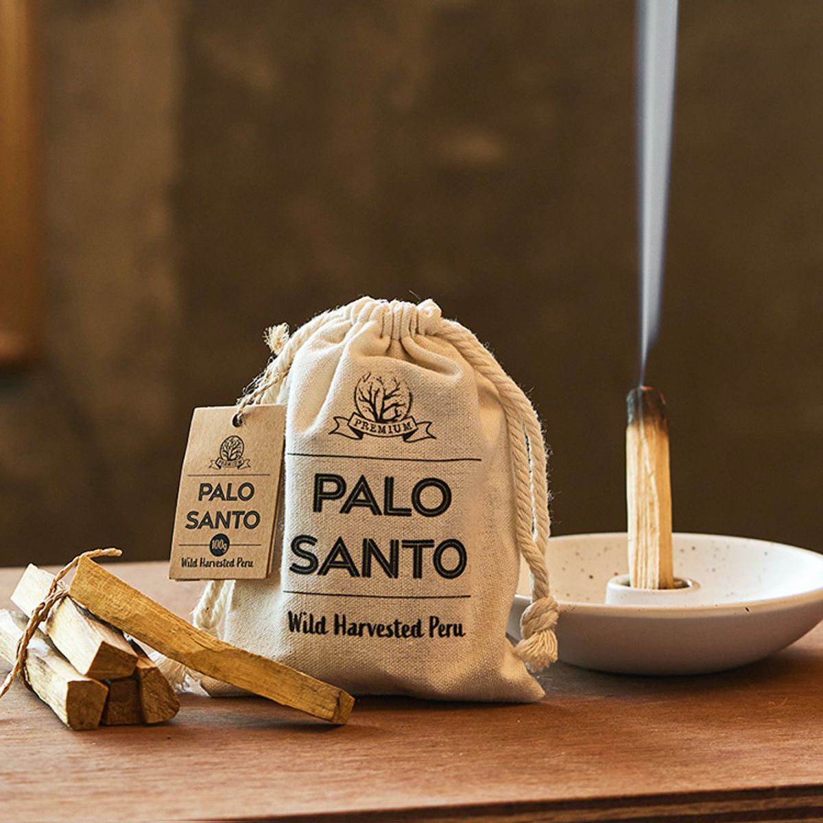헤븐센스(HEAVENSENSE) 페루 팔로산토 50g (파우치 포함)