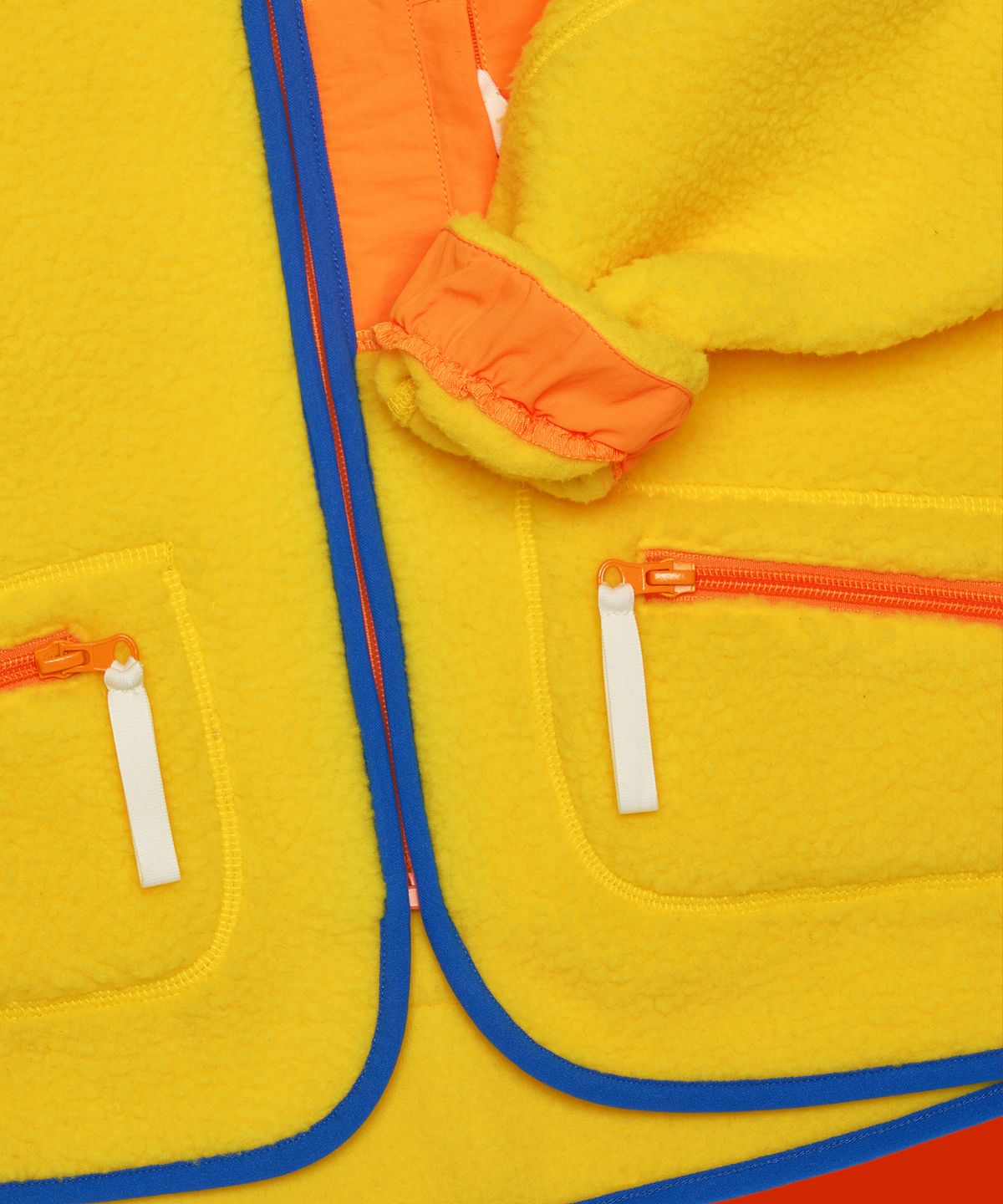 프리제(FRISE) FRISE SHERPA FLEECE JACKET, lemonyellow