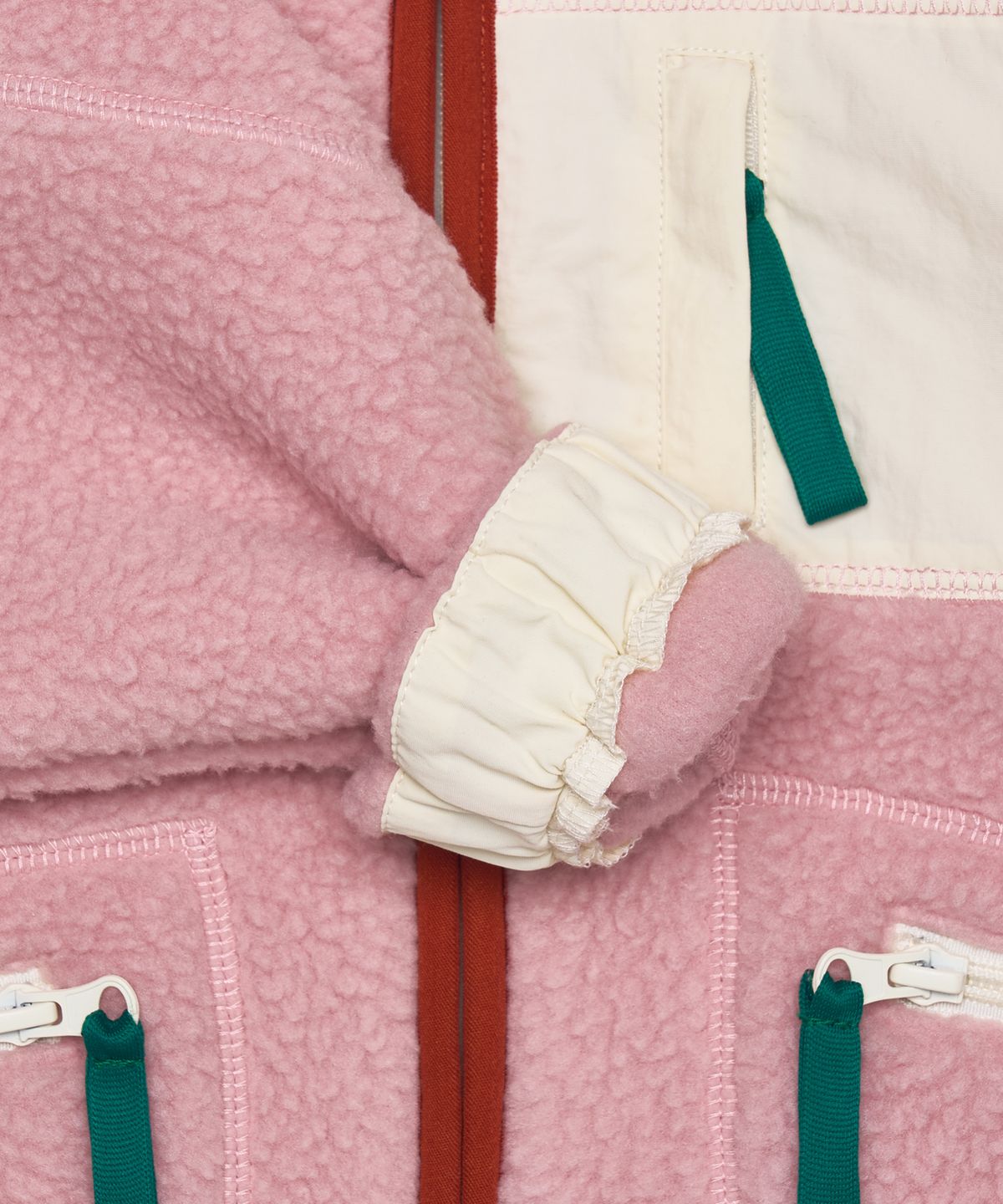 프리제(FRISE) FRISE SHERPA FLEECE JACKET, candypink