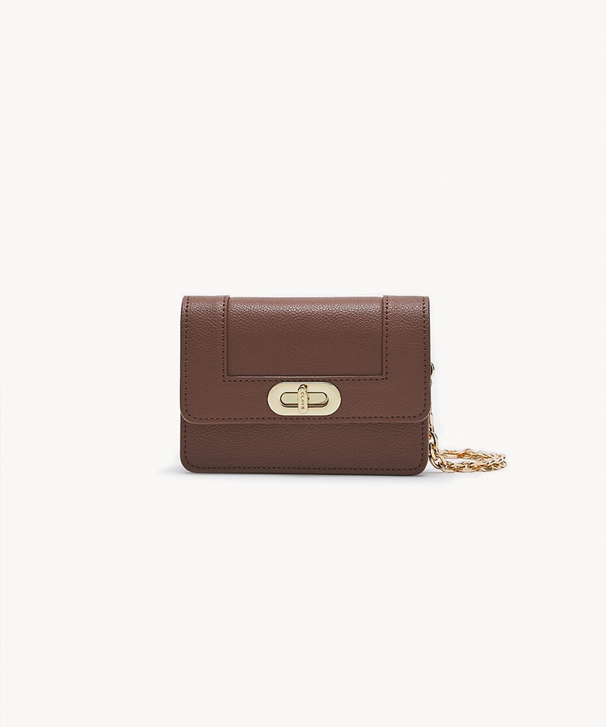 끌라베(CLAVE) 디아나 미니 다크 브라운 크로스백 (DIANA MINI Dark brown Cross Bag)