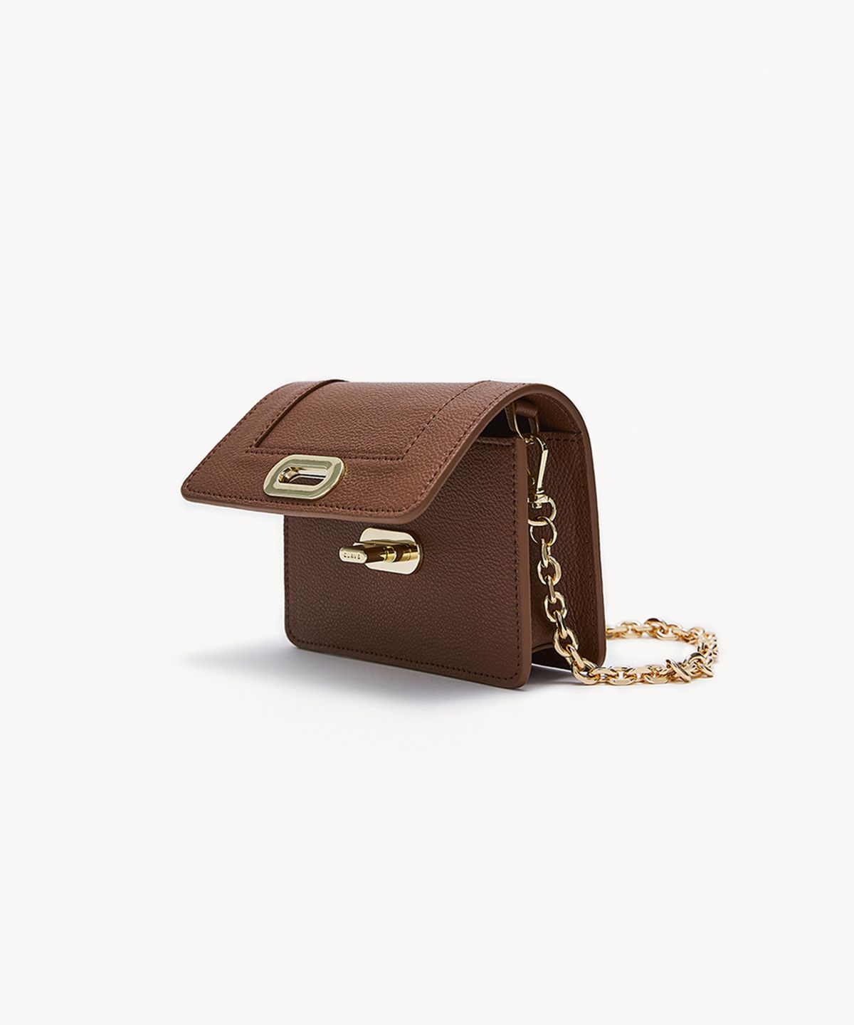 끌라베(CLAVE) 디아나 미니 다크 브라운 크로스백 (DIANA MINI Dark brown Cross Bag)
