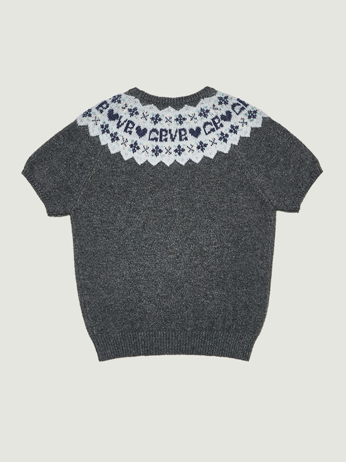 그로브(GROVE) BONA NORDIC H/S KNIT (GRAY)