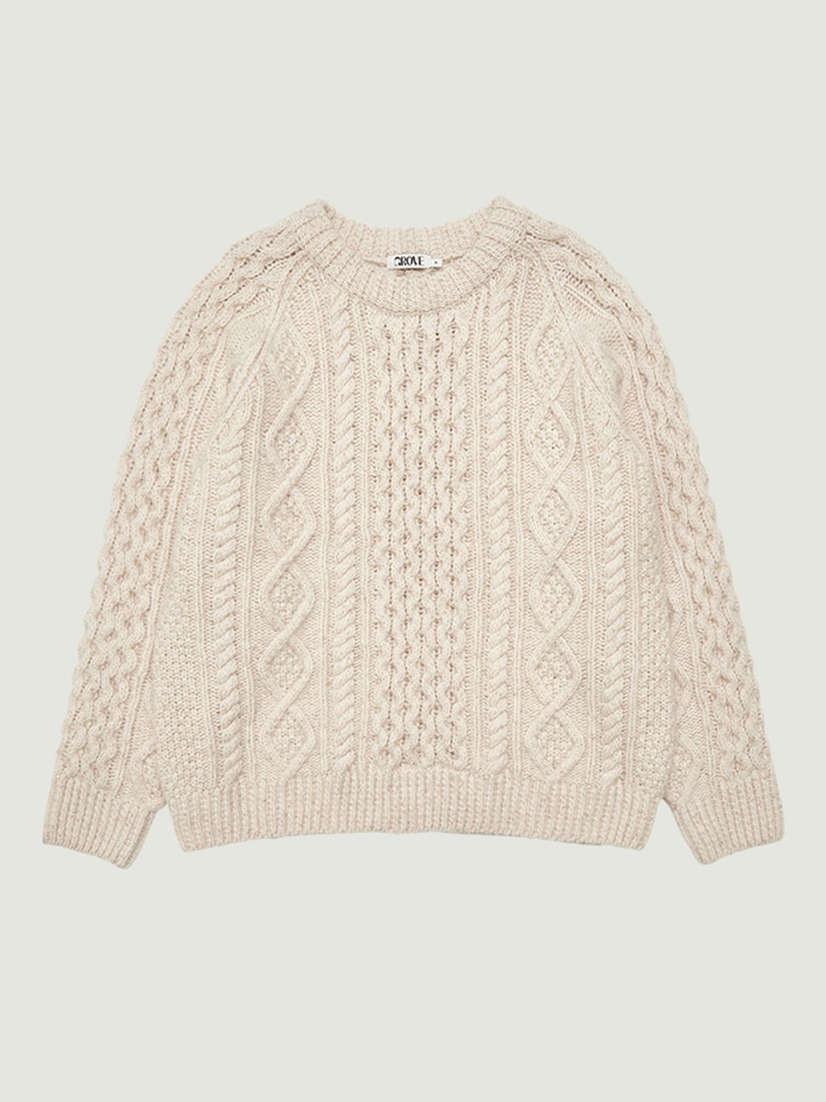 그로브(GROVE) SKADI CABLE KNIT (IVORY)