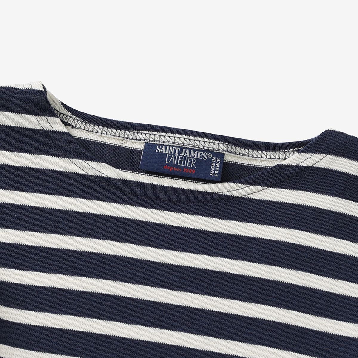 세인트제임스 키즈(SAINT JAMES KIDS) [10-12세] KIDS Meridien R E - Marine/Ecru ASJT251373J-051