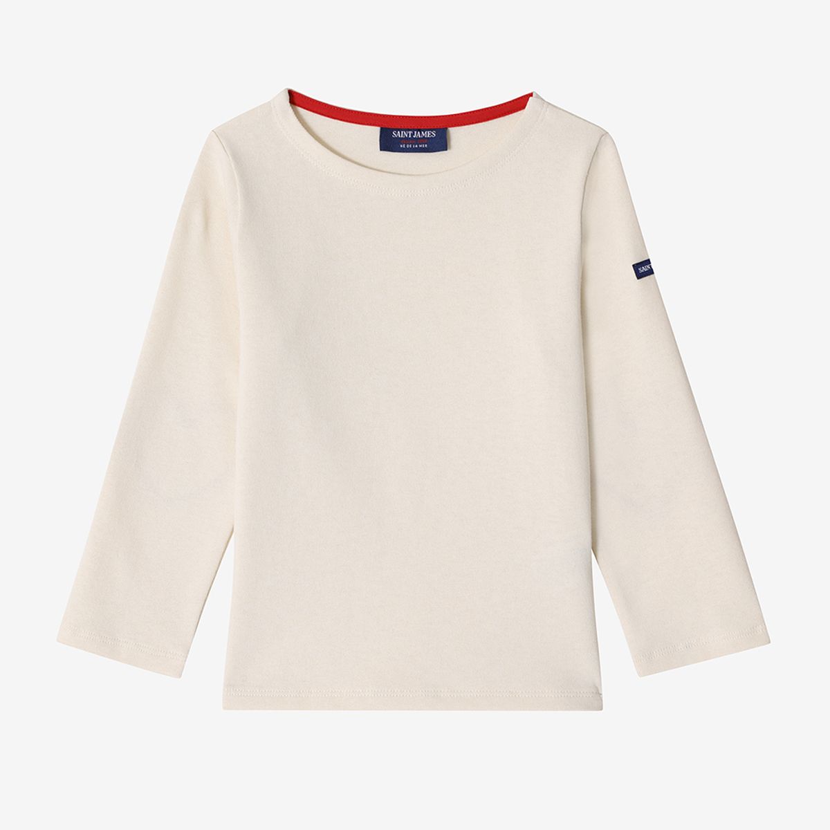 세인트제임스 키즈(SAINT JAMES KIDS) [4-12세] KIDS Vaujany U Stripe E - Ecru ASJT2G94479-25R