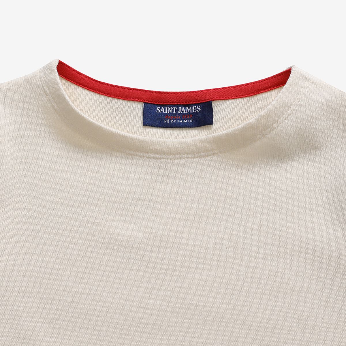 세인트제임스 키즈(SAINT JAMES KIDS) [4-12세] KIDS Vaujany U Stripe E - Ecru ASJT2G94479-25R