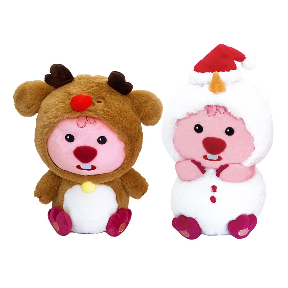 잔망루피(ZANMANGLOOPY) 잔망루피 크리스마스 눈사람 인형 20cm