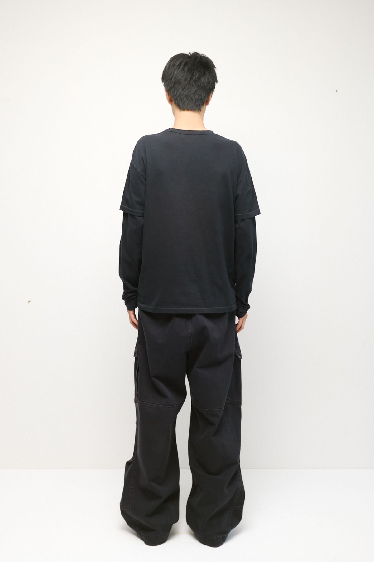 해칭룸(HATCHINGROOM) Mil Pants Washed Dark Navy