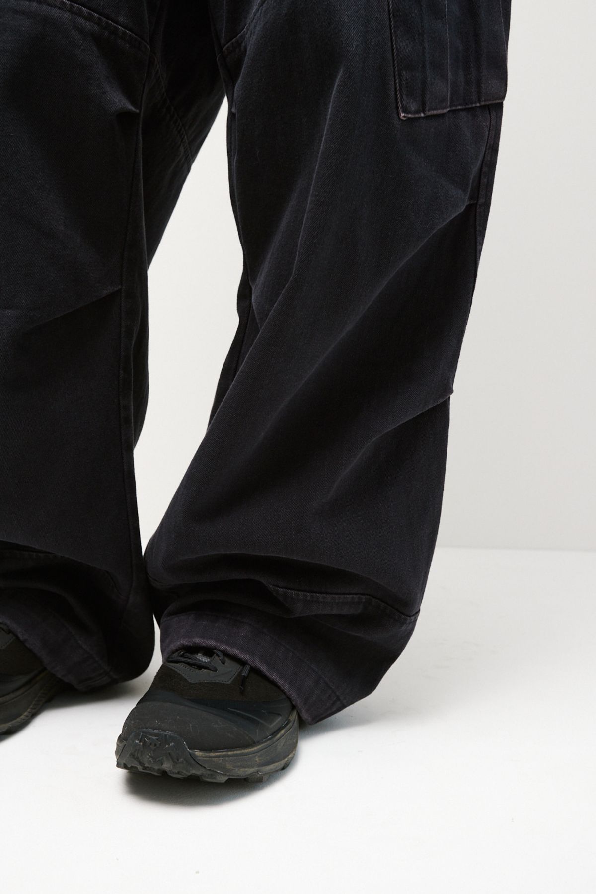 해칭룸(HATCHINGROOM) Mil Pants Washed Dark Navy
