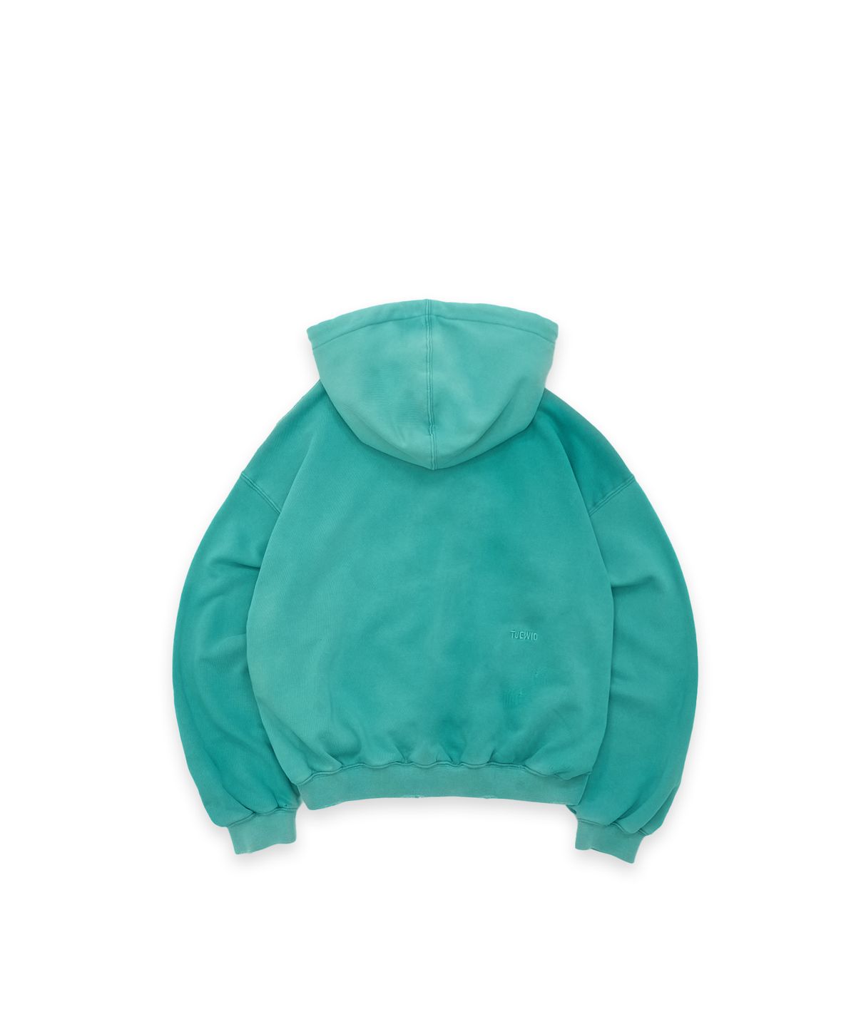 투위드(TUEWID) tuewid classic embroidery set up zip-up in turquoise
