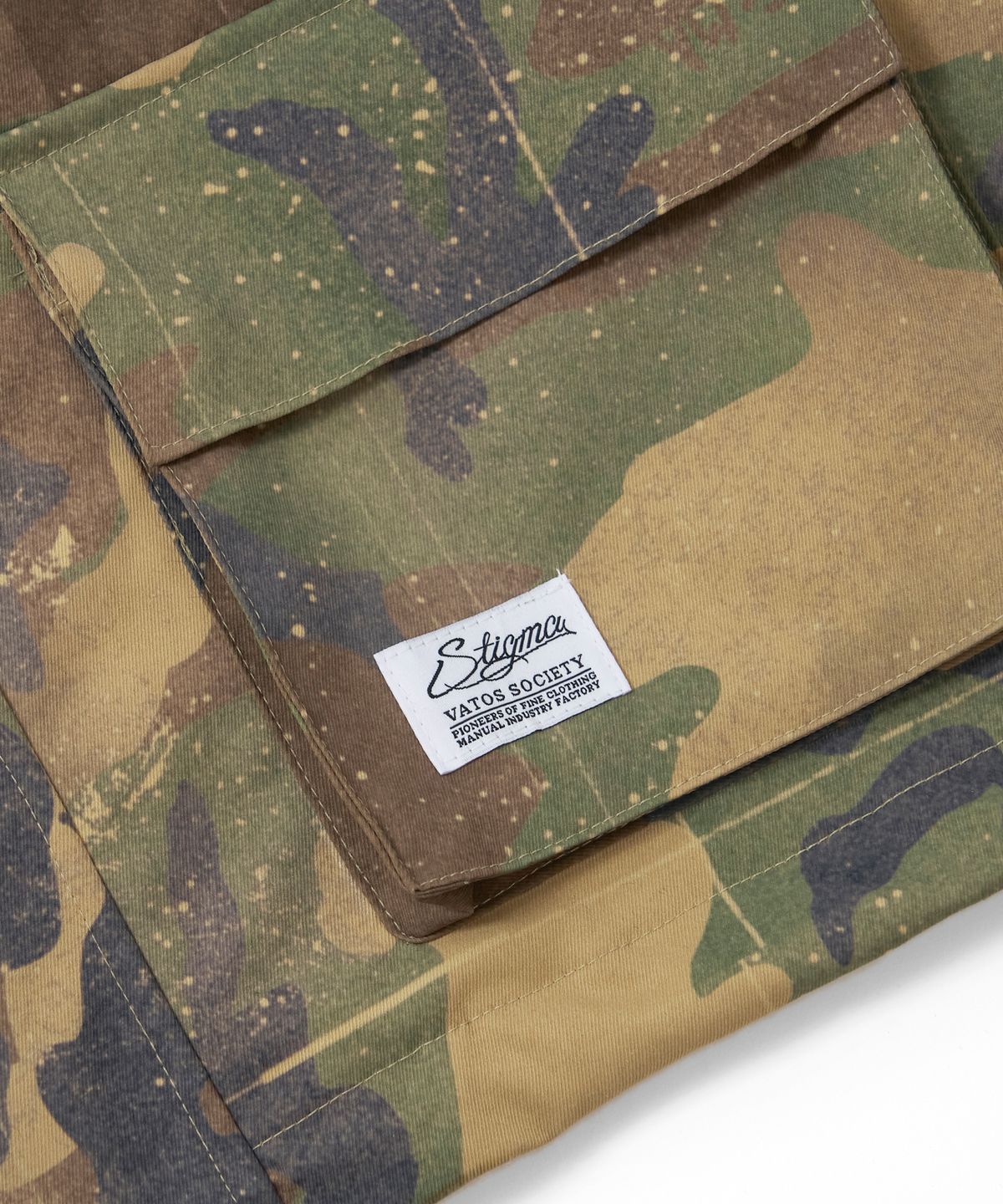 스티그마(STIGMA) S56 OVERSIZED CROP MILITARY JACKET CAMO