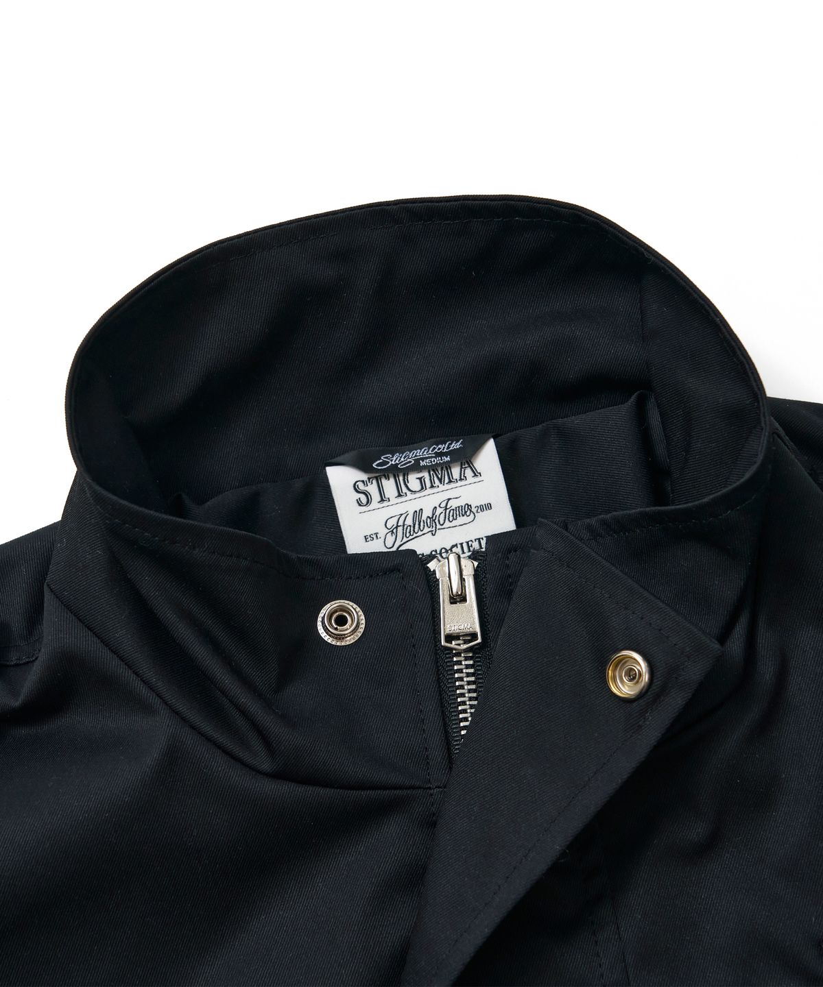 스티그마(STIGMA) S56 OVERSIZED CROP MILITARY JACKET BLACK