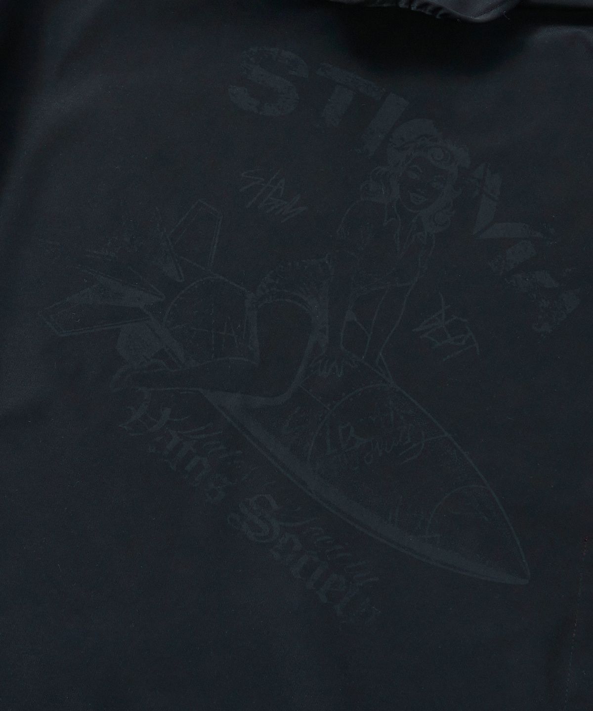 스티그마(STIGMA) S56 OVERSIZED CROP MILITARY JACKET BLACK