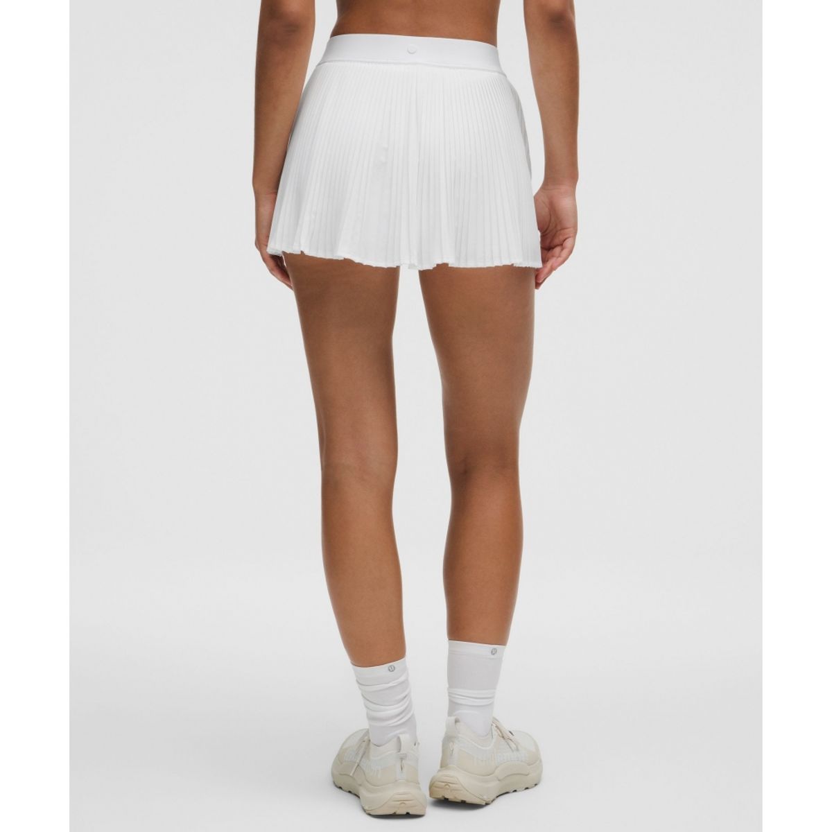 룰루레몬(LULULEMON) 리플리트 하이라이즈 플리티드 테니스 스커트  WHT
