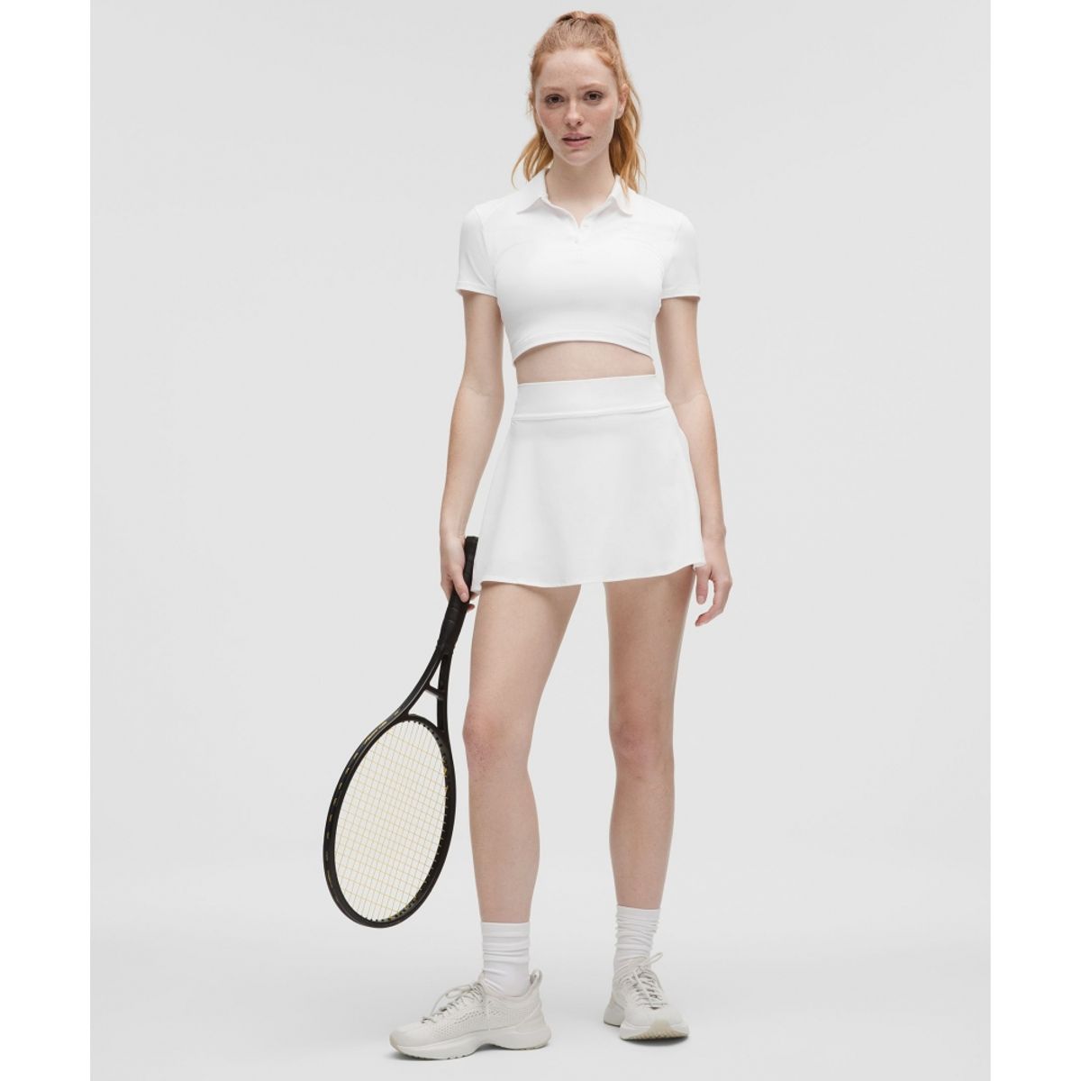 룰루레몬(LULULEMON) 라이트웨이트 하이라이즈 테니스 스커트  WHT
