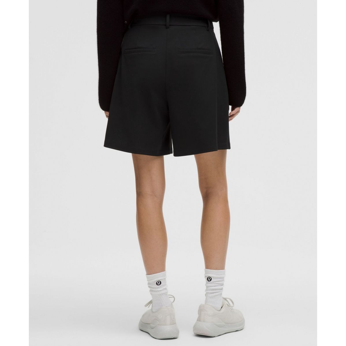 룰루레몬(LULULEMON) 데이드리프트 플리티드 하이라이즈 쇼츠 7inch  BLK