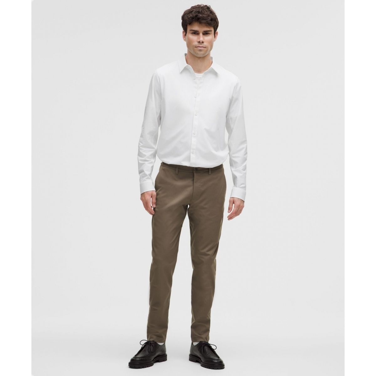 룰루레몬(LULULEMON) 뉴 벤처 롱슬리브 셔츠 *업데이트 슬림 핏  WHT