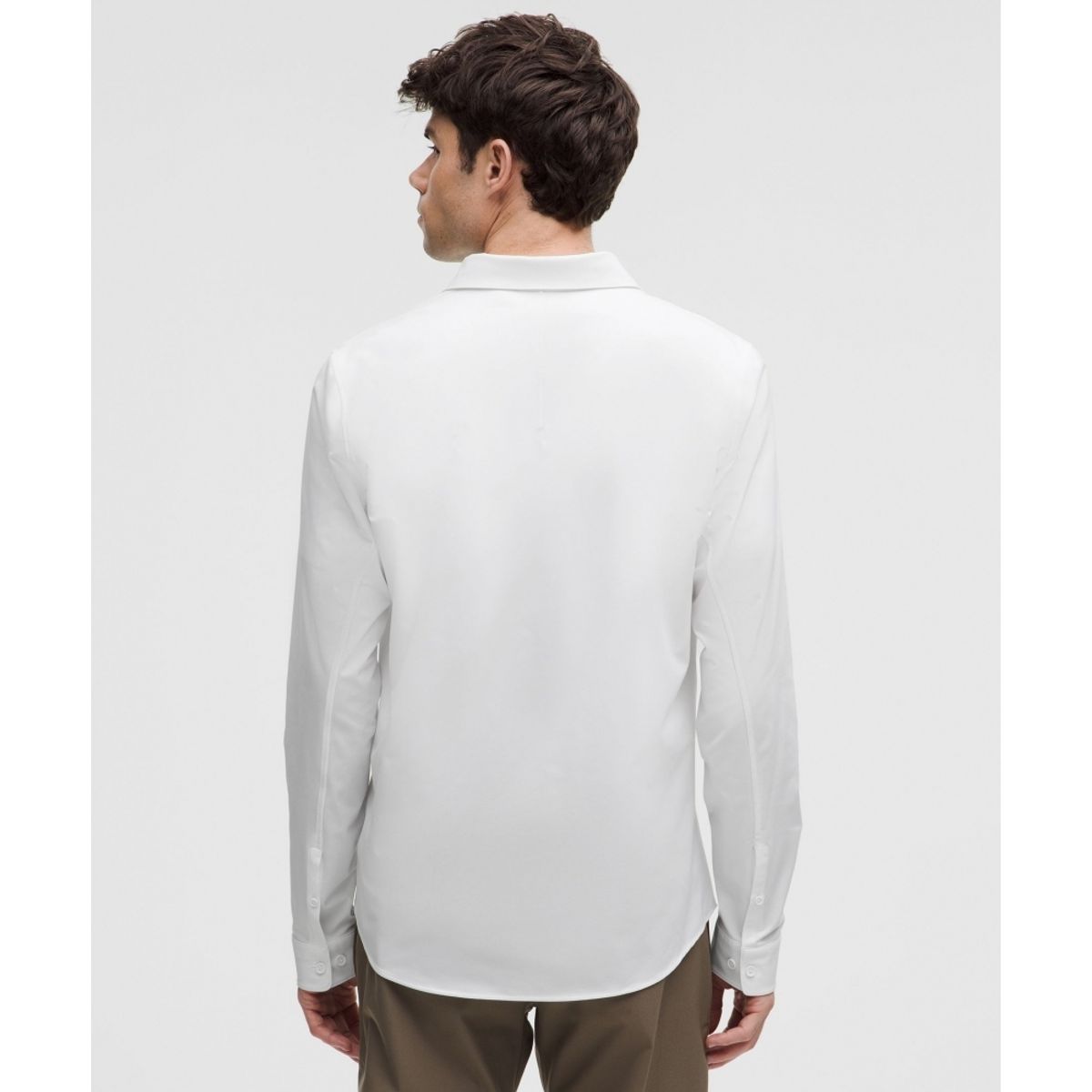 룰루레몬(LULULEMON) 뉴 벤처 롱슬리브 셔츠 *업데이트 슬림 핏  WHT