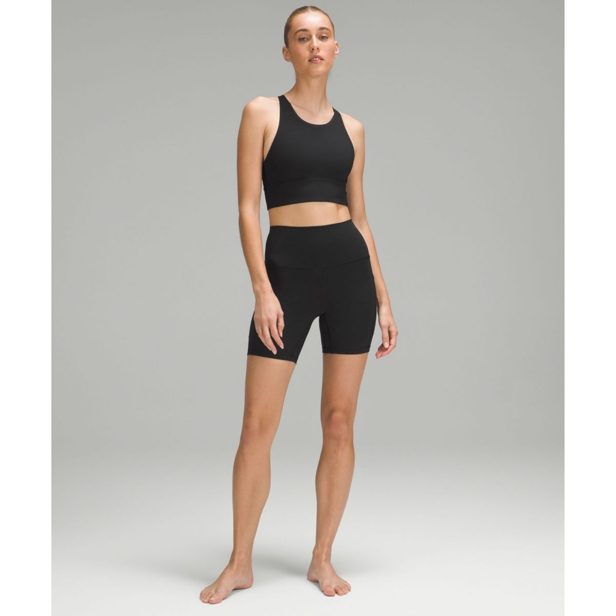 룰루레몬(LULULEMON) Align™ 하이라이즈 쇼츠 위드 포켓 6inch  BLK