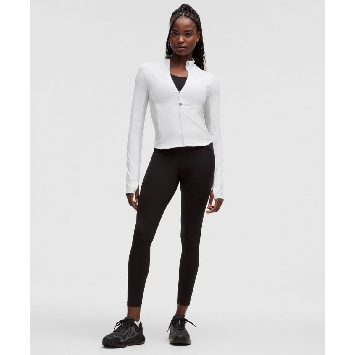 룰루레몬(LULULEMON) 라이트웨이트 UV 프로텍션 러닝 재킷  WHT