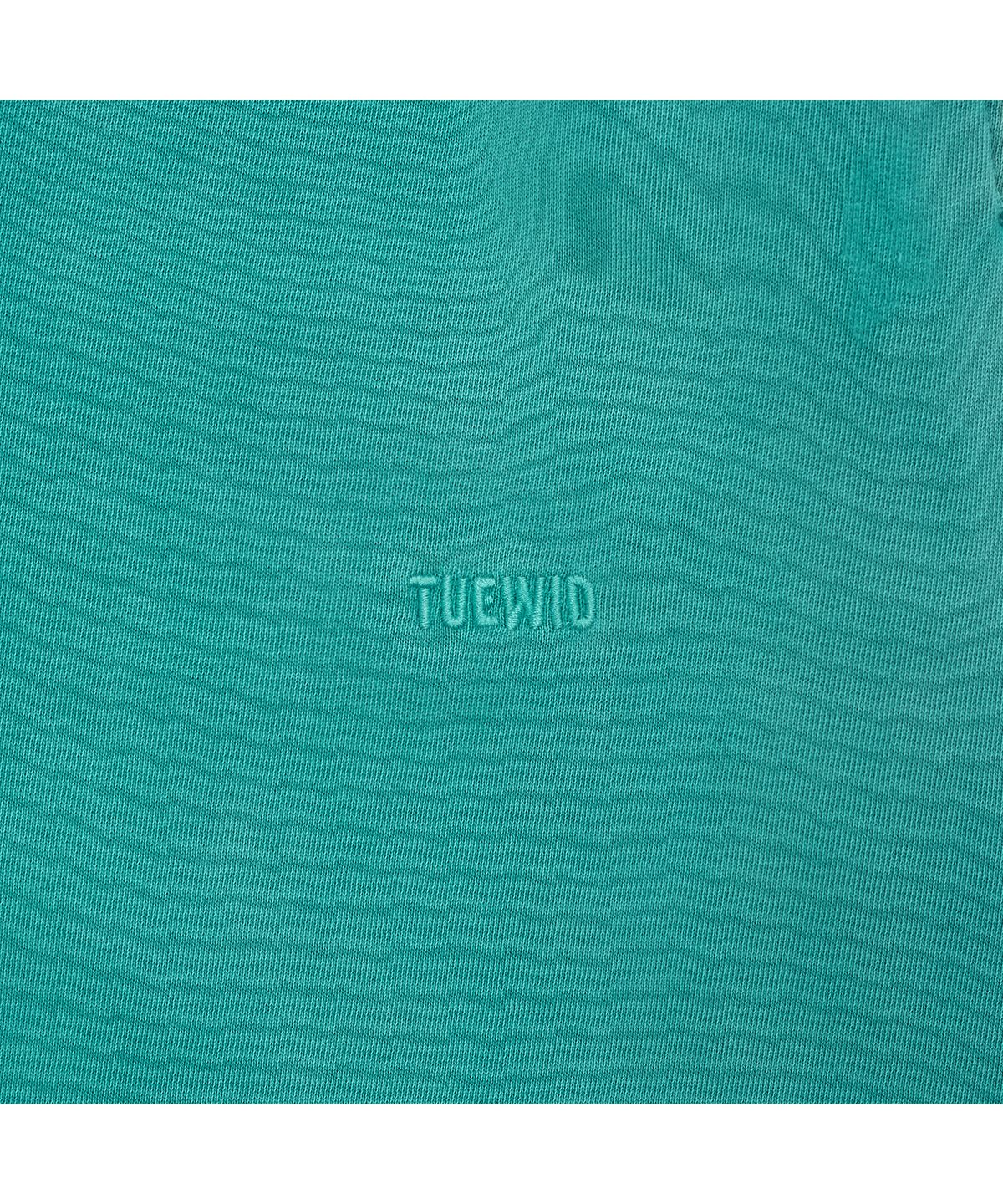 투위드(TUEWID) tuewid classic embroidery set up pants in turquoise