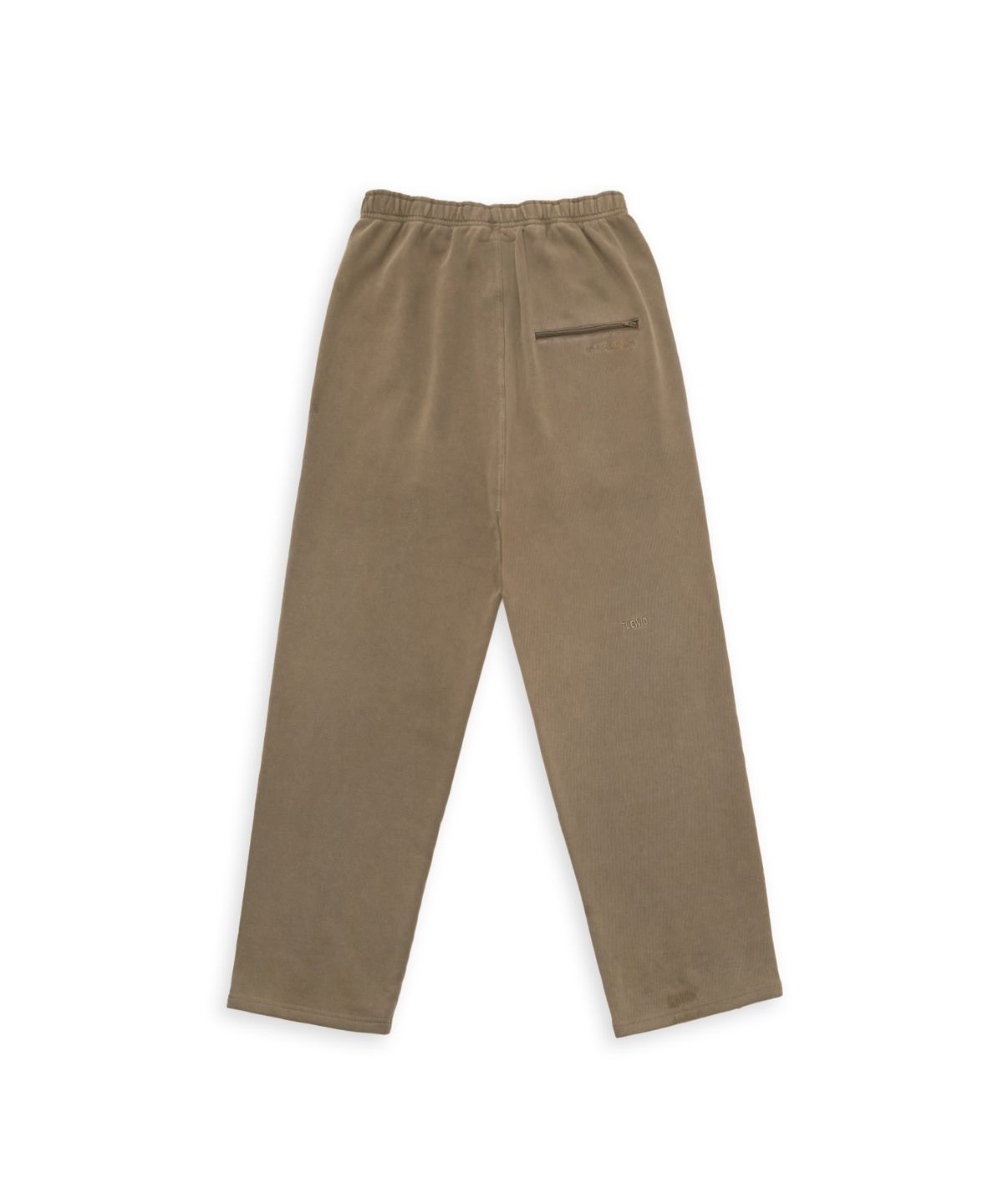 투위드(TUEWID) tuewid classic embroidery set up pants in umber