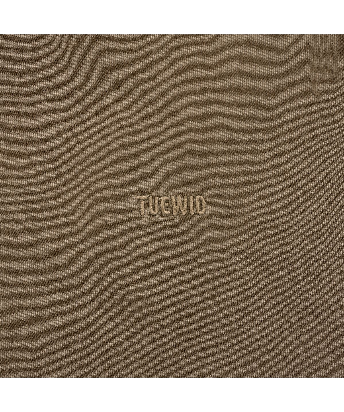 투위드(TUEWID) tuewid classic embroidery set up pants in umber