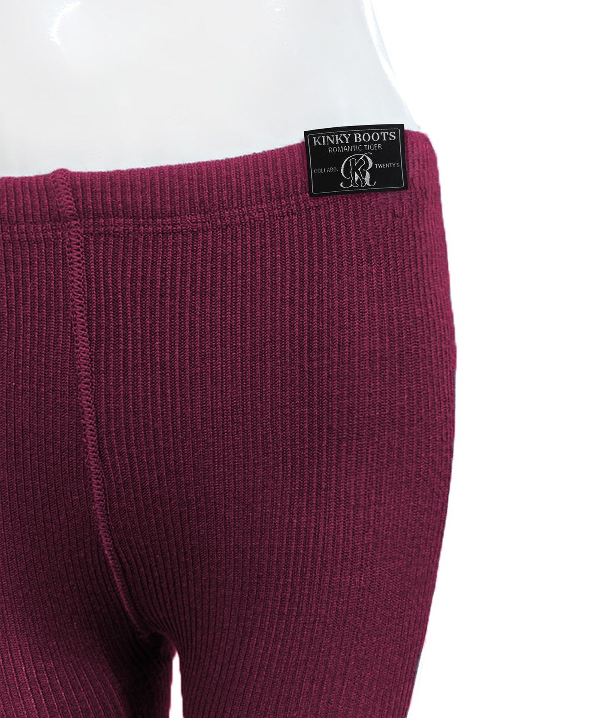 로맨틱타이거(ROMANTIC TIGER) Kinky romantic wool stockings (Burgundy)