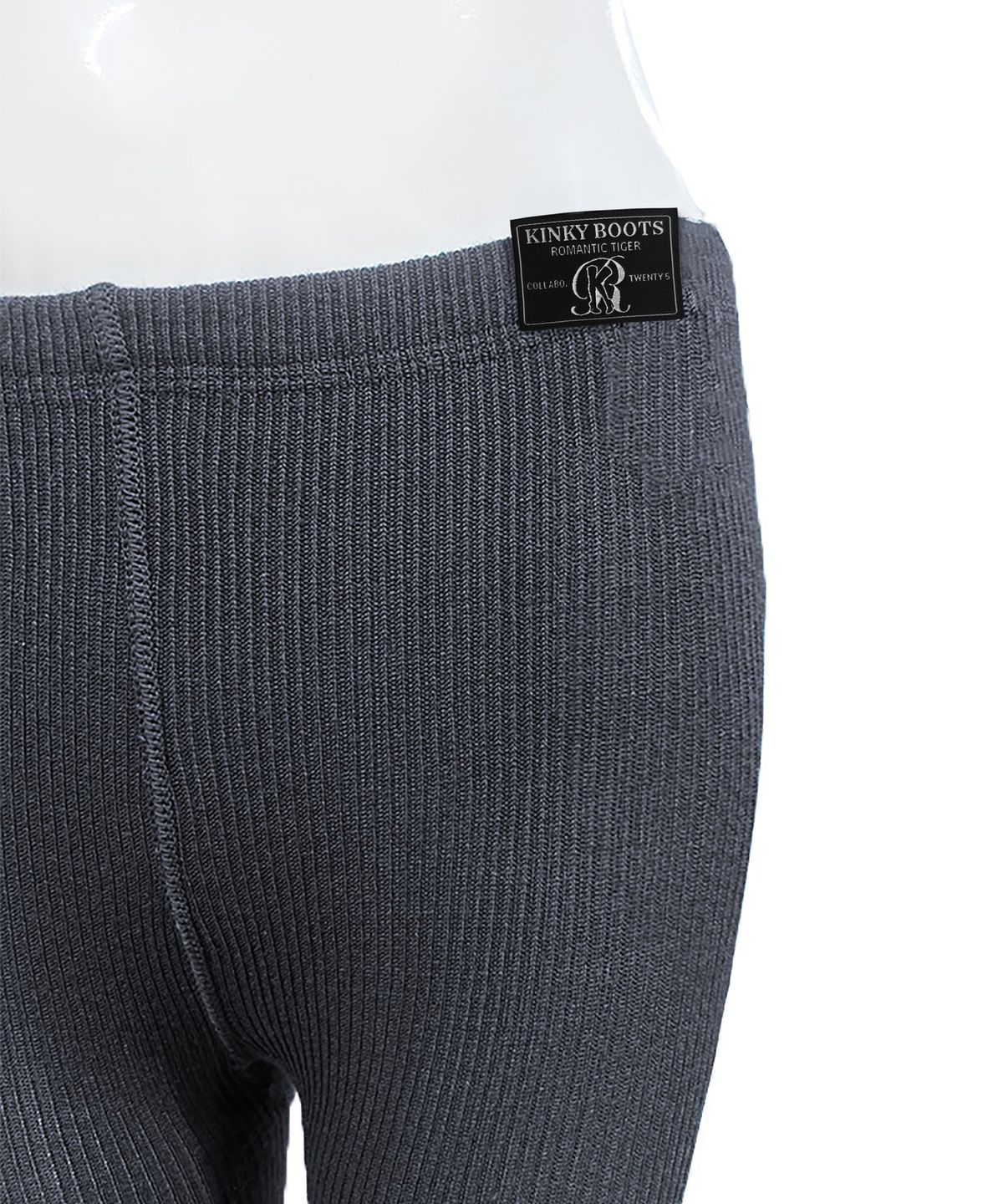 로맨틱타이거(ROMANTIC TIGER) Kinky romantic wool stockings (Charcoal)