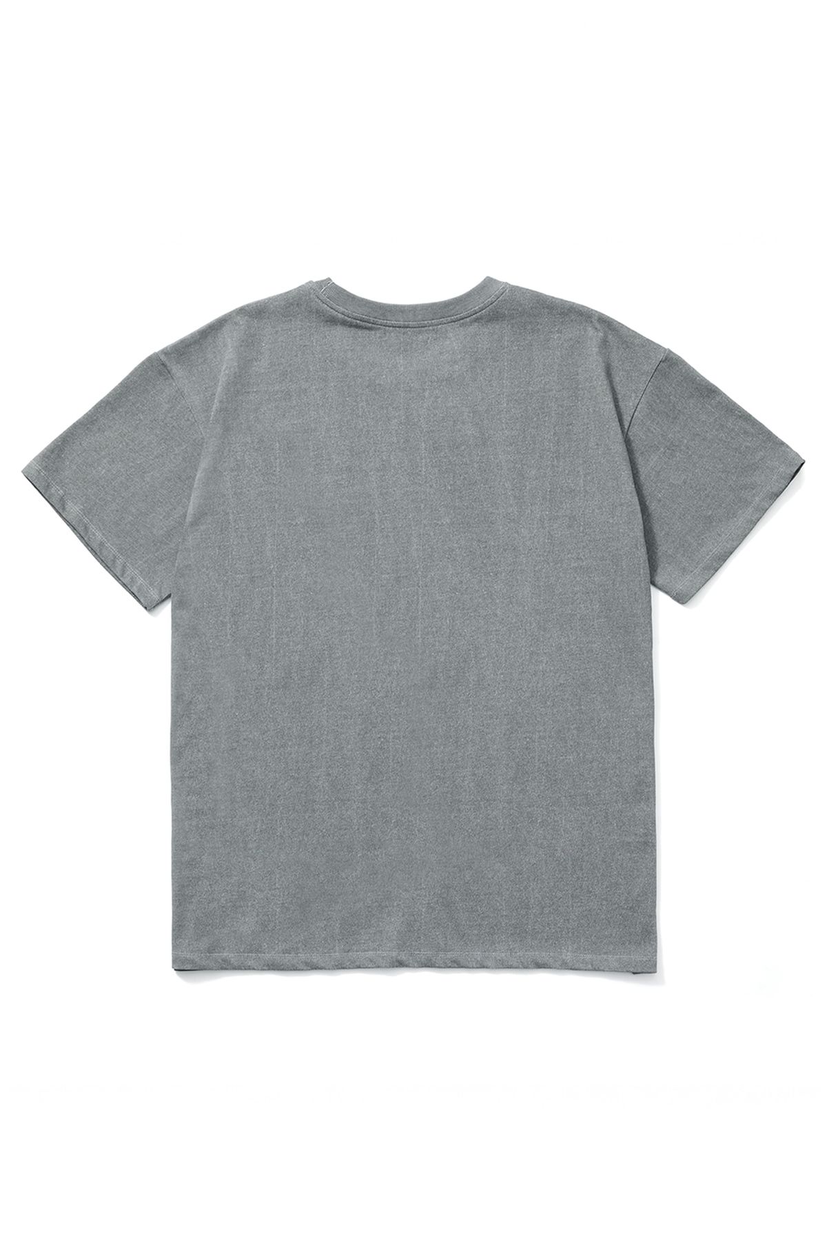다이닛(DEINET) [GGUM X DEINET] LOOSE FIT S/S T-SHIRT IN GREY