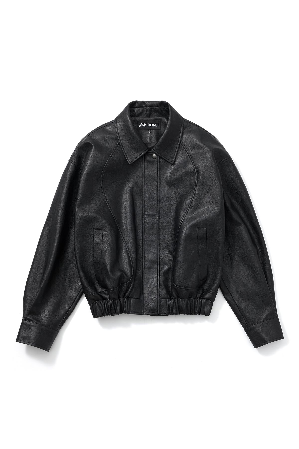 다이닛(DEINET) [GGUM X DEINET] FRINGE JACKET IN BLACK