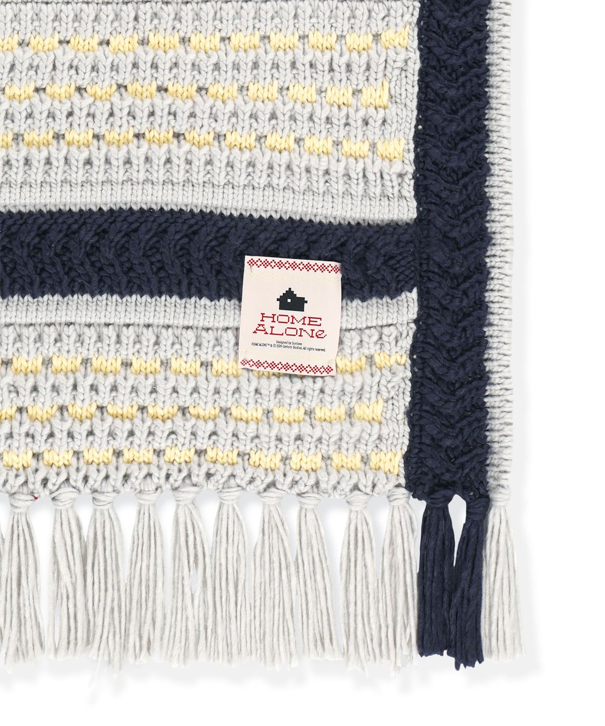 썬러브투어(SUNLOVETOUR) [HOME ALONe] Crochet Blanket Grey