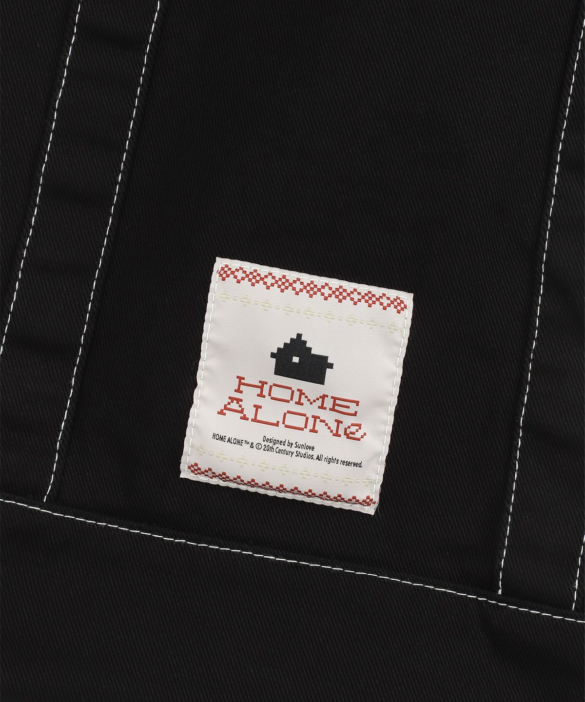 썬러브투어(SUNLOVETOUR) [HOME ALONe] Doodle Tote Black