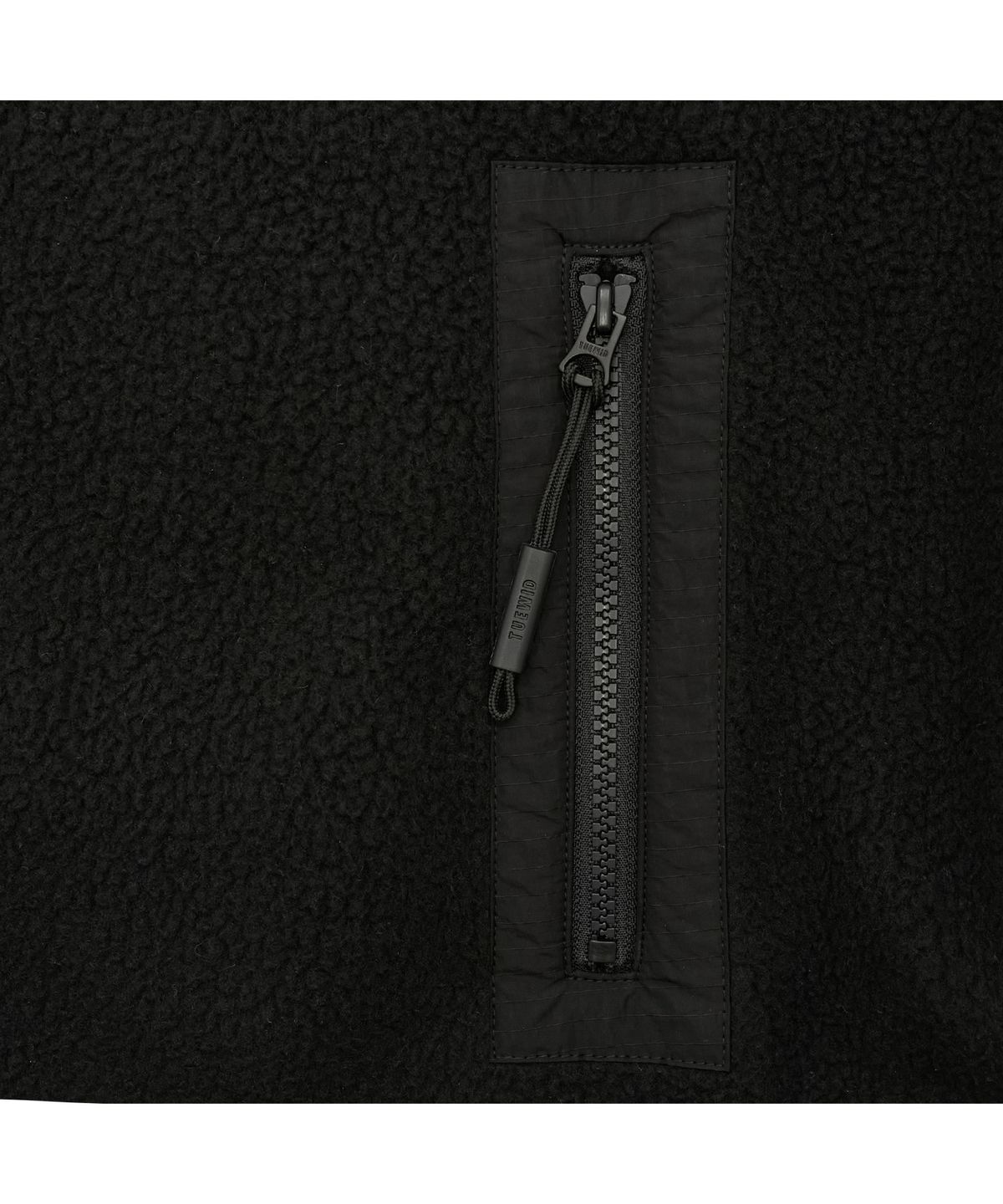 투위드(TUEWID) Tuewid city fleece set up jacket in carbon black