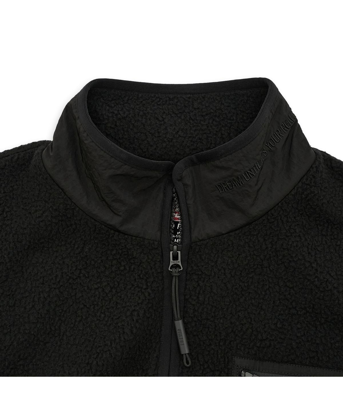 투위드(TUEWID) Tuewid city fleece set up jacket in carbon black