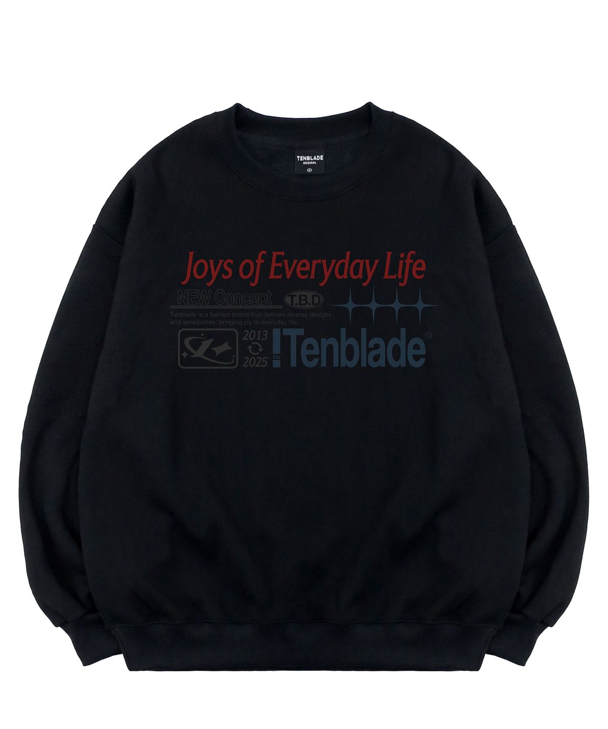 텐블레이드(TENBLADE) 데일리 글리머 맨투맨 (2컬러)