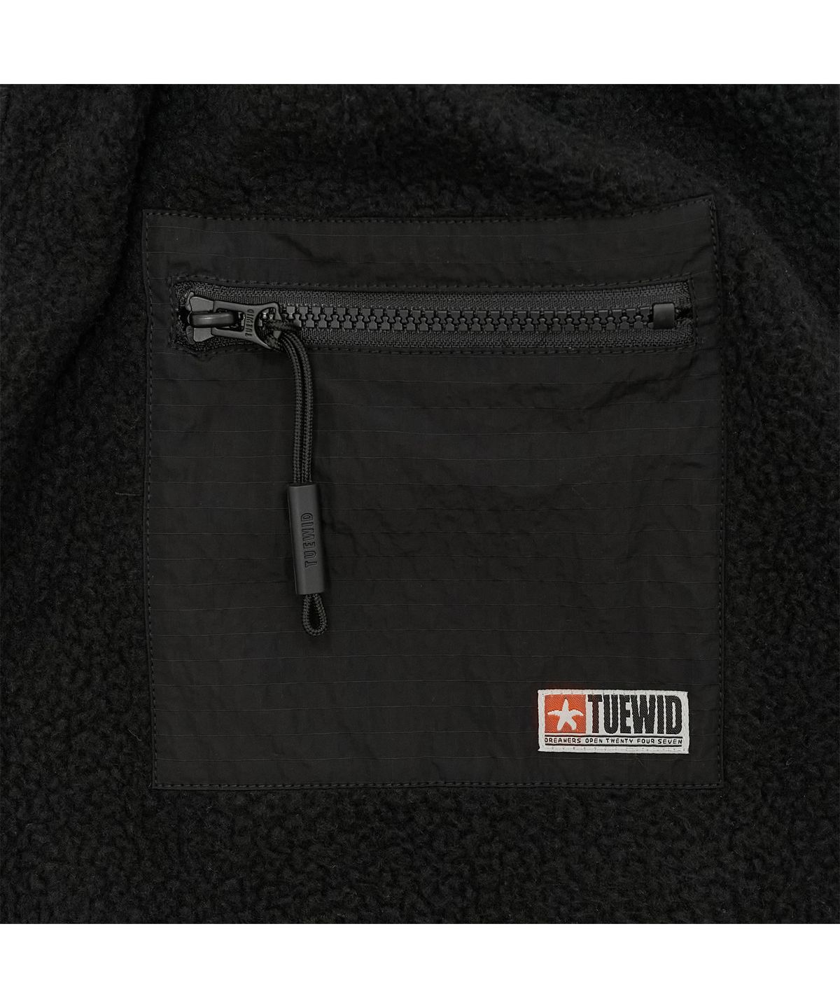 투위드(TUEWID) Tuewid city fleece set up pants in carbon black