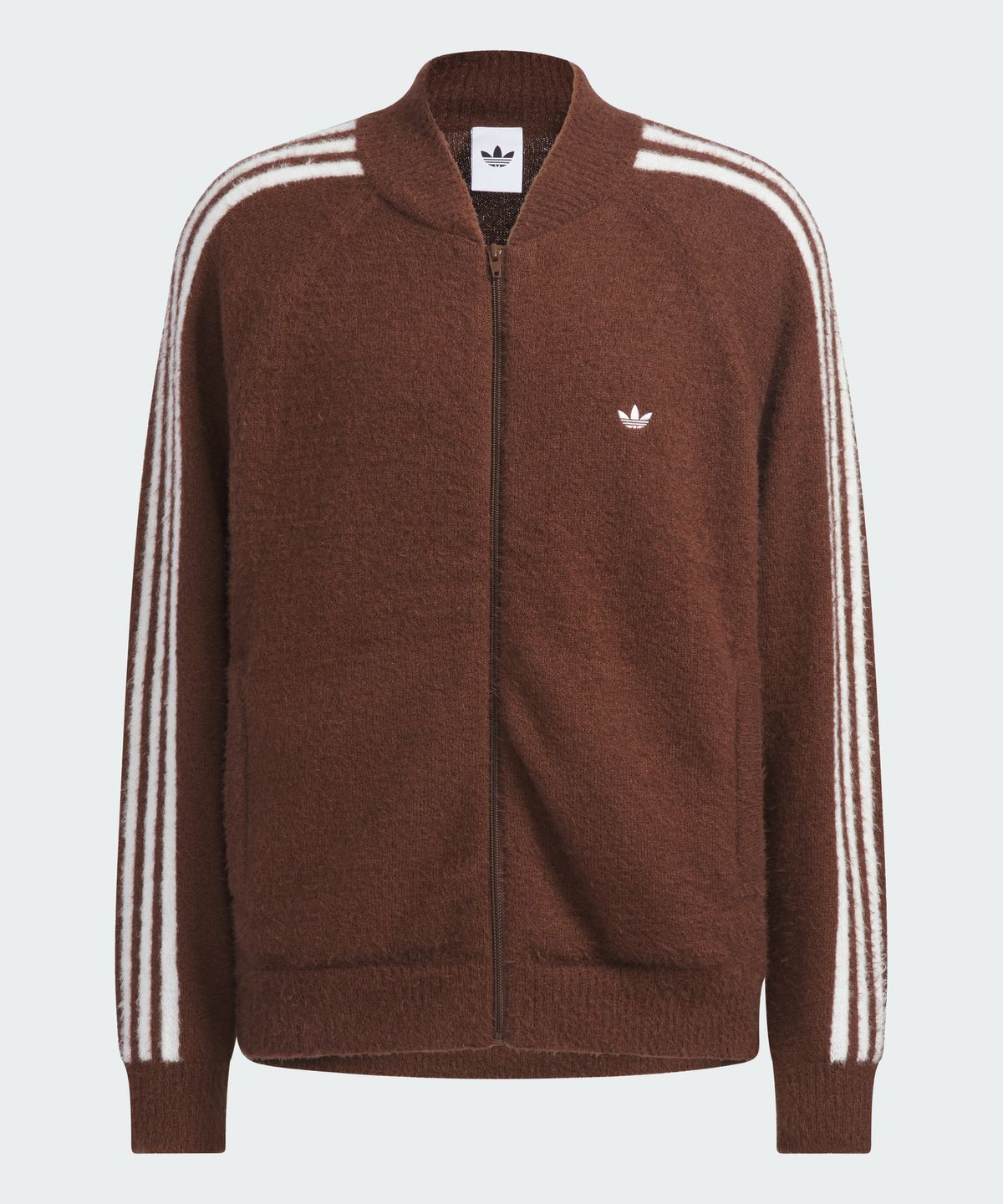 아디다스(ADIDAS) 니트 슈퍼스타 트랙탑 - 브라운 / KG5091